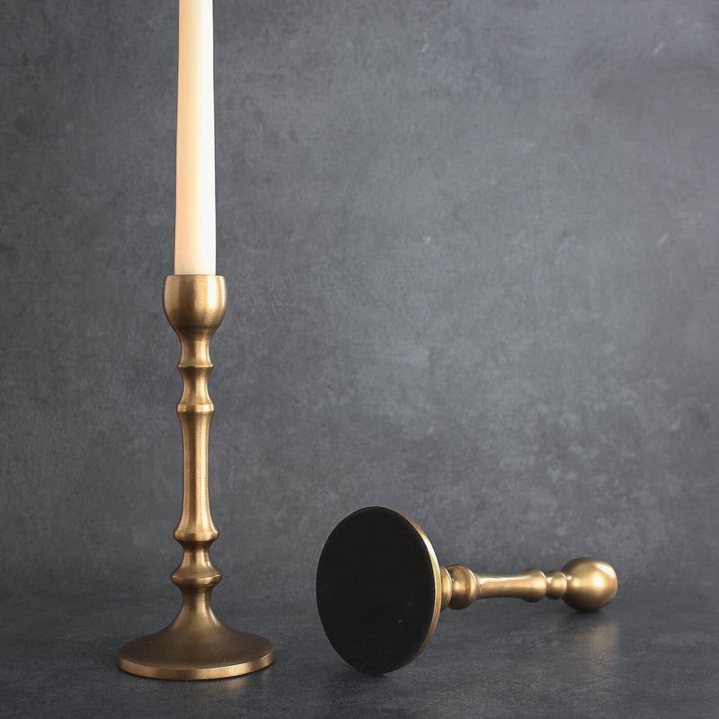 Belsana Aged Bronze Candlestick