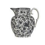 Black Regal Peacock Large Etruscan Jug - Faire Living