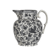 Black Regal Peacock Large Etruscan Jug - Faire Living
