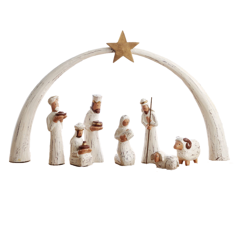 Fair Trade Wooden Nativity Set