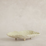 Marumitsu Poterie Porcelain Footed Cloud Serving Plate