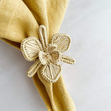 Handwoven Orchid Napkin Ring