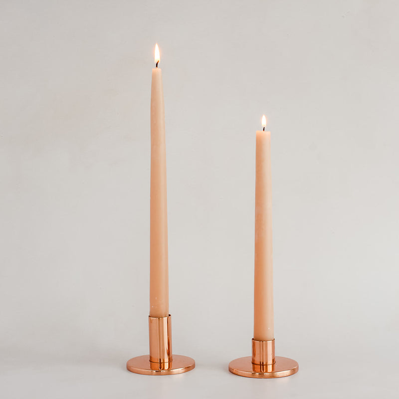 Copper Taper Candlesticks
