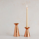 Grande Copper Candlestick