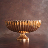Copper Scallped Vases