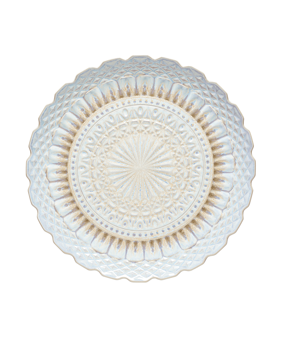 Cristal Nacre Round Platter - Faire Living