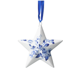 Delft Blue Star Christmas Ornament