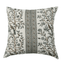 22x22 Chriya Azur Linen Blockprint Pillow - Faire Living