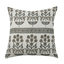 22x22 Lynette Linen Blockprint Pillow - Faire Living