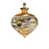 Egyptian Glass Amber Droplet Ornament – Amber