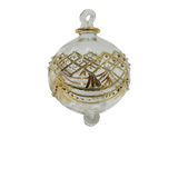 Egyptian Glass Baroque Garland Gold Ornament