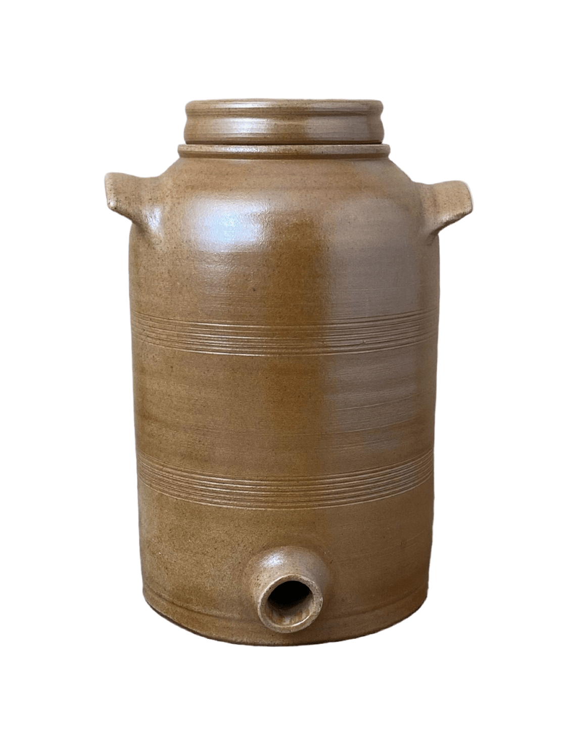 Poterie Renault Salt Glazed Oil Jar with Spout - Faire Living