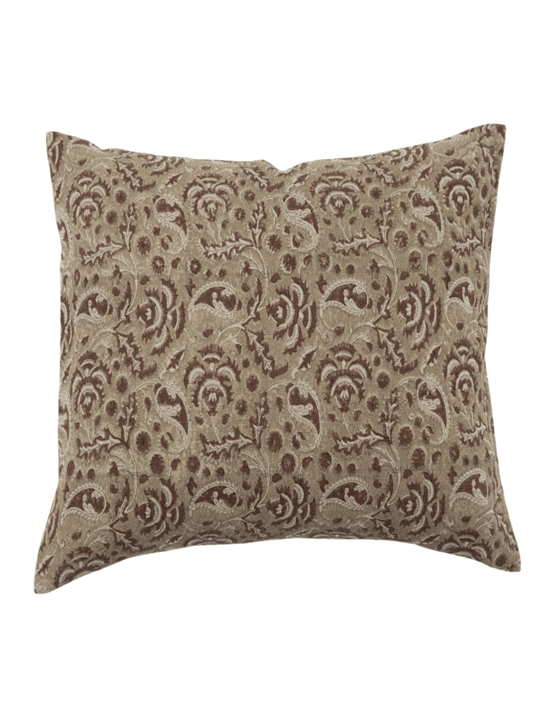 20x20 Bari Linen Blockprint Pillow - Faire Living