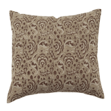 20x20 Bari Linen Blockprint Pillow - Faire Living