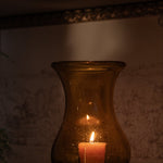 French Recycled Glass Hurricane Vase - Faire Living