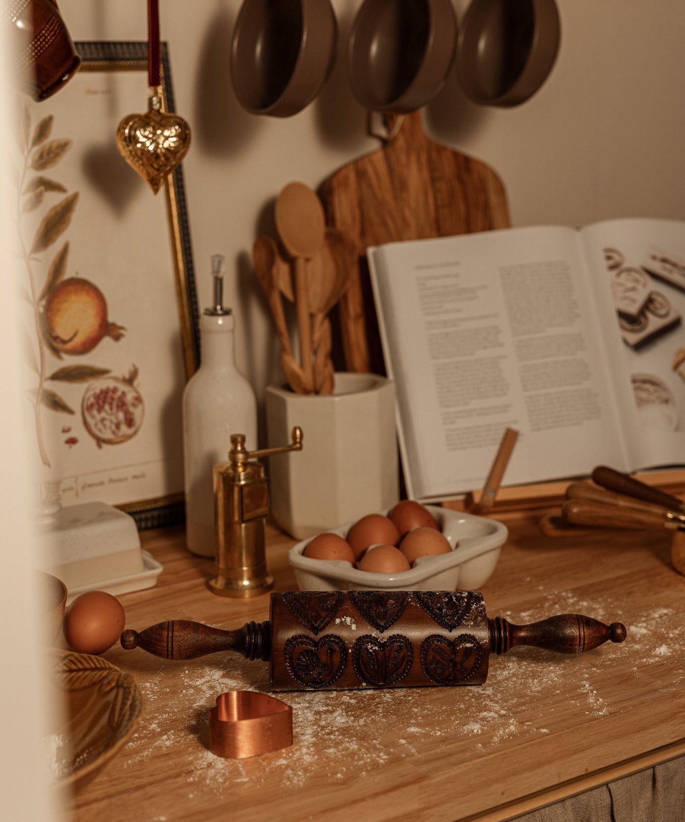 Springerle Cookie Rolling Pin - Faire Living