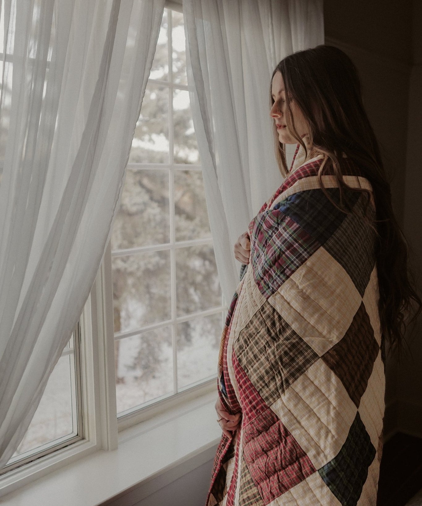 Cabin Patchwork Organic Cotton Quilt - Faire Living