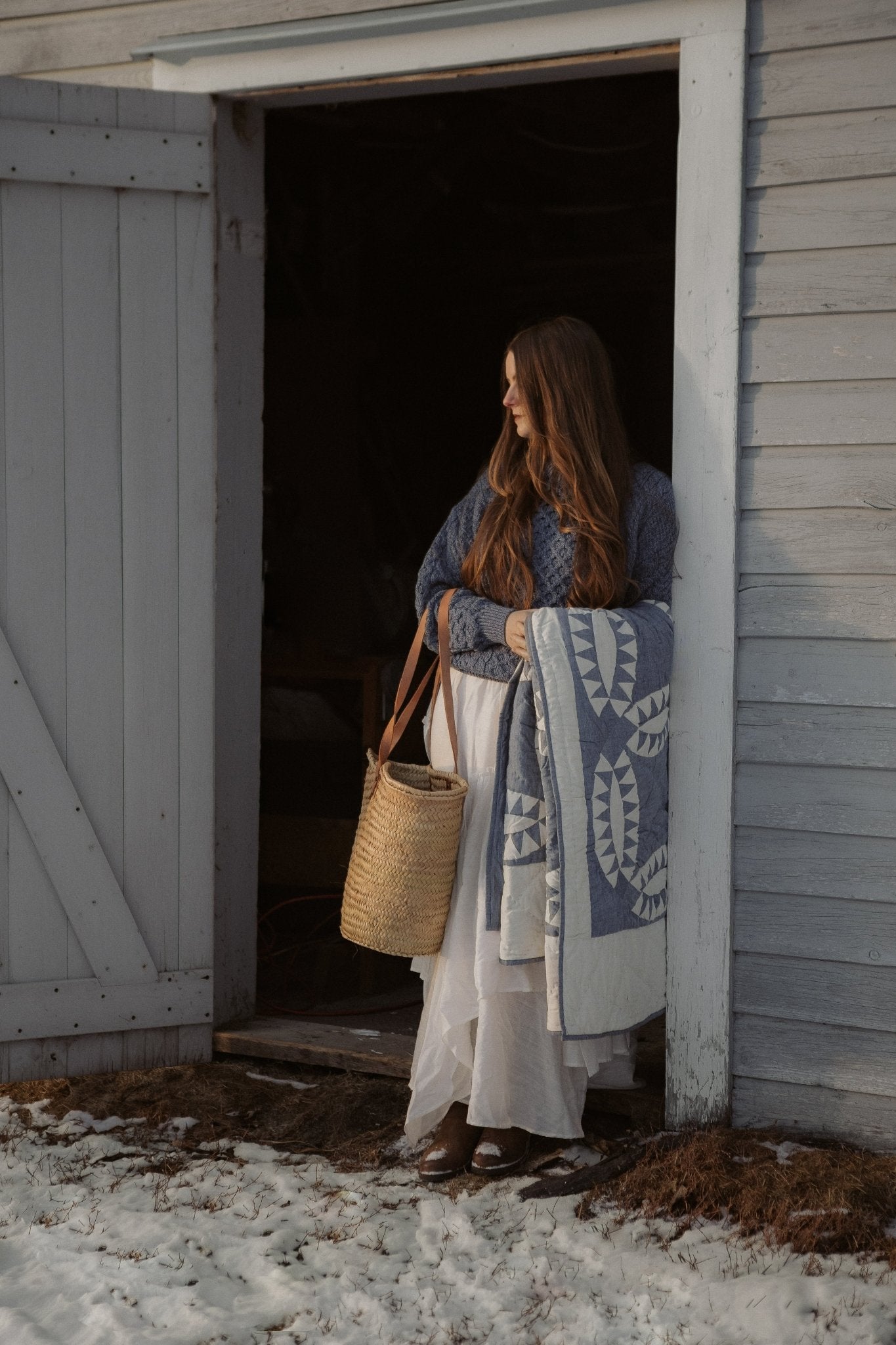 Wedding Ring Patchwork Organic Cotton Quilt - Faire Living