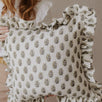 22x22 Trulli Linen Blockprint Pillow - Faire Living