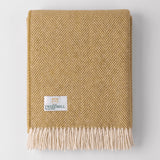 Merino Lambswool Goldenrod Throw
