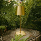 Poldina Gold Leaf Mini Cordless Lamp