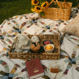 Stone Wall Cotton Patchwork Quilt