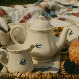 Sparrow Porcelain Teapot