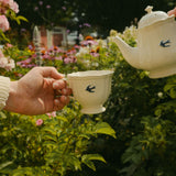 Sparrow Porcelain Teapot