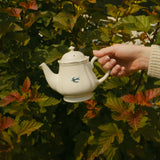 Sparrow Porcelain Teapot