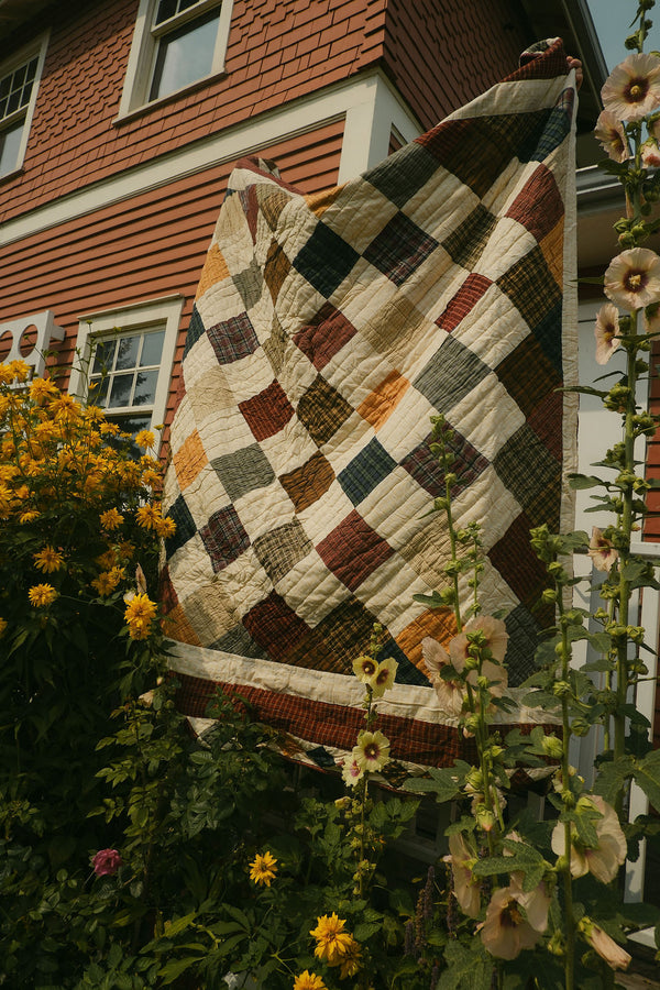 Cabin Cotton Patchwork Quilt