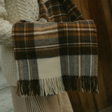 Merino Lambwool Stewart Tartan Throw