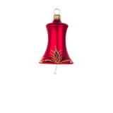 Red German Glass Bell Ornament