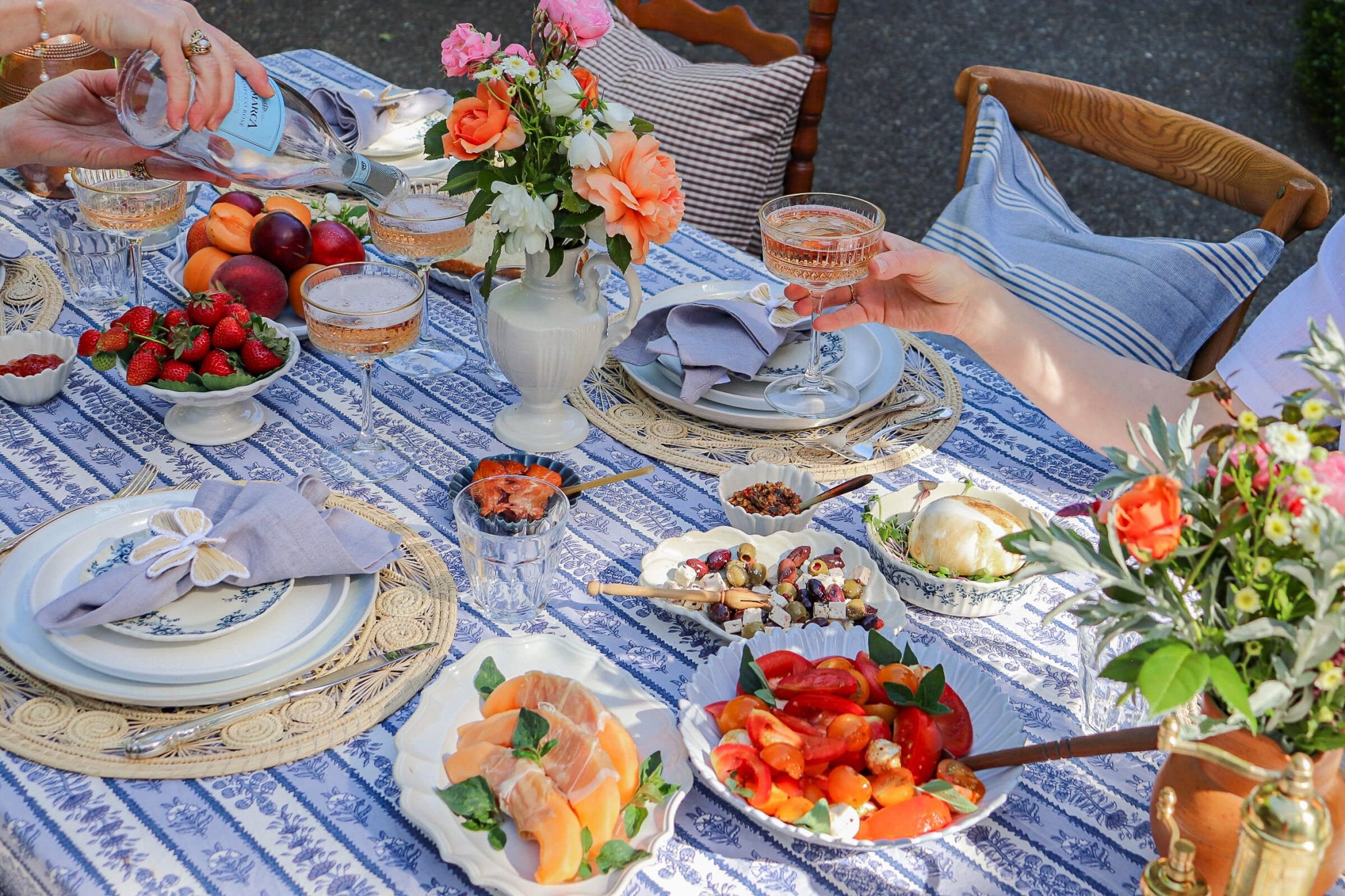 Navy Japanese Porcelain Petite Plate - Faire Living