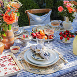 Audrey Blue Floral Dessert Plate