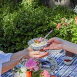 Grey Blossom Compote Dish