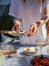 Footed Cloud Serving Plate