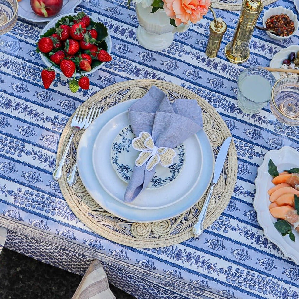 Colombian Handwoven Bow Napkin Rings - Faire Living