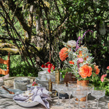 Girasole Grey Floral Serving Bowl - Faire Living