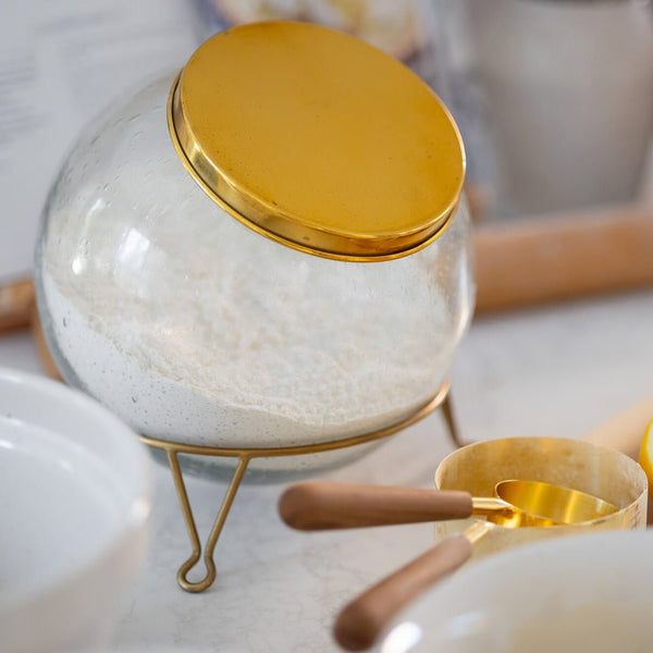 Seeded Glass Scullery Jar - Faire Living