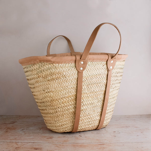 Sylvie French Market Palm Basket