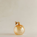 Egyptian Blown Glass Pumpkins in Gold