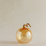 Egyptian Blown Glass Pumpkins in Gold