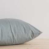 20x20 European Linen Cushion in Green Milieu