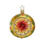 Inge-Glas Holly Reflector Glass Ornament 2.4"