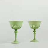 Sage Turkish Coupe Glassware