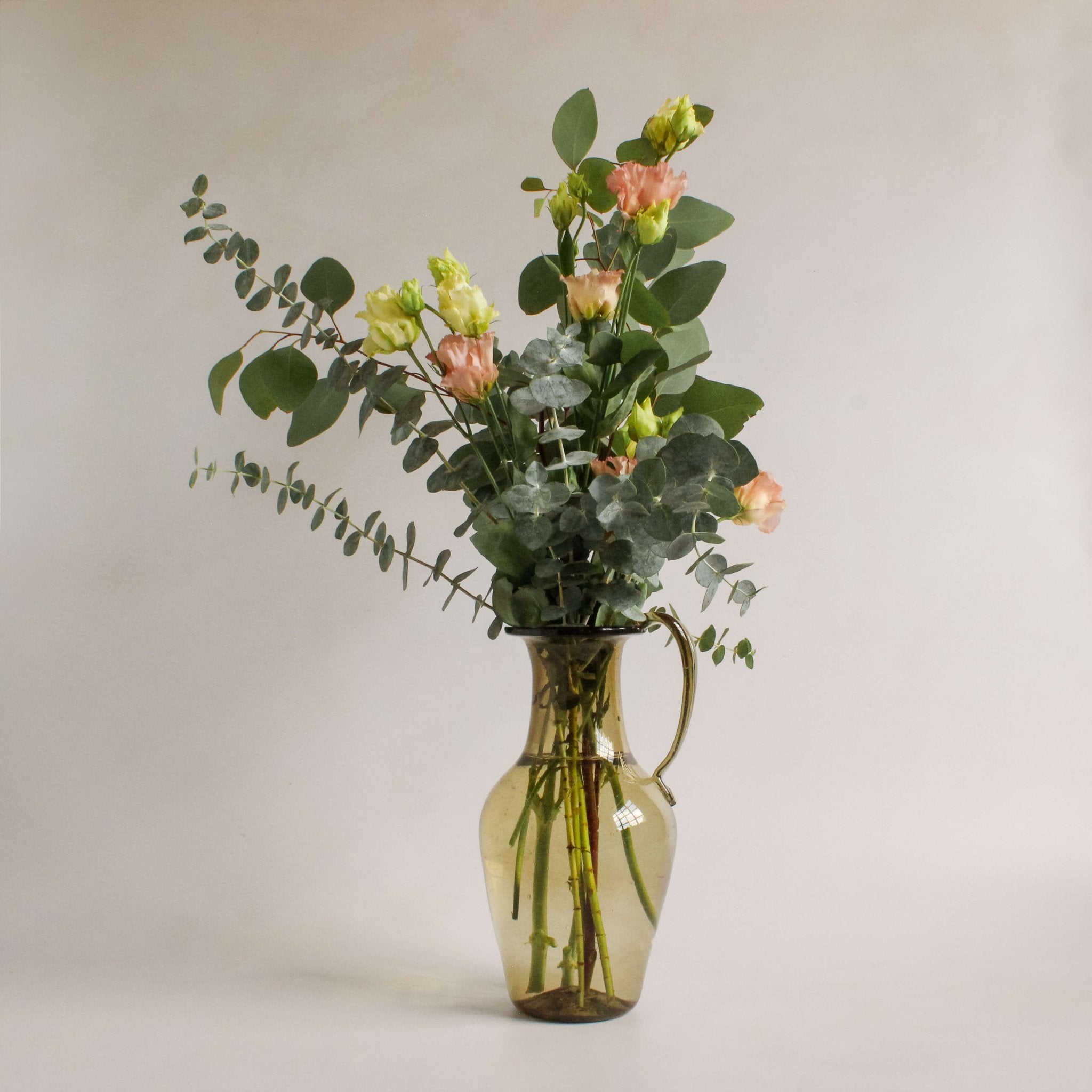 Royal Fumé Mouth Blown Recycled Glass Carafe - Faire Living