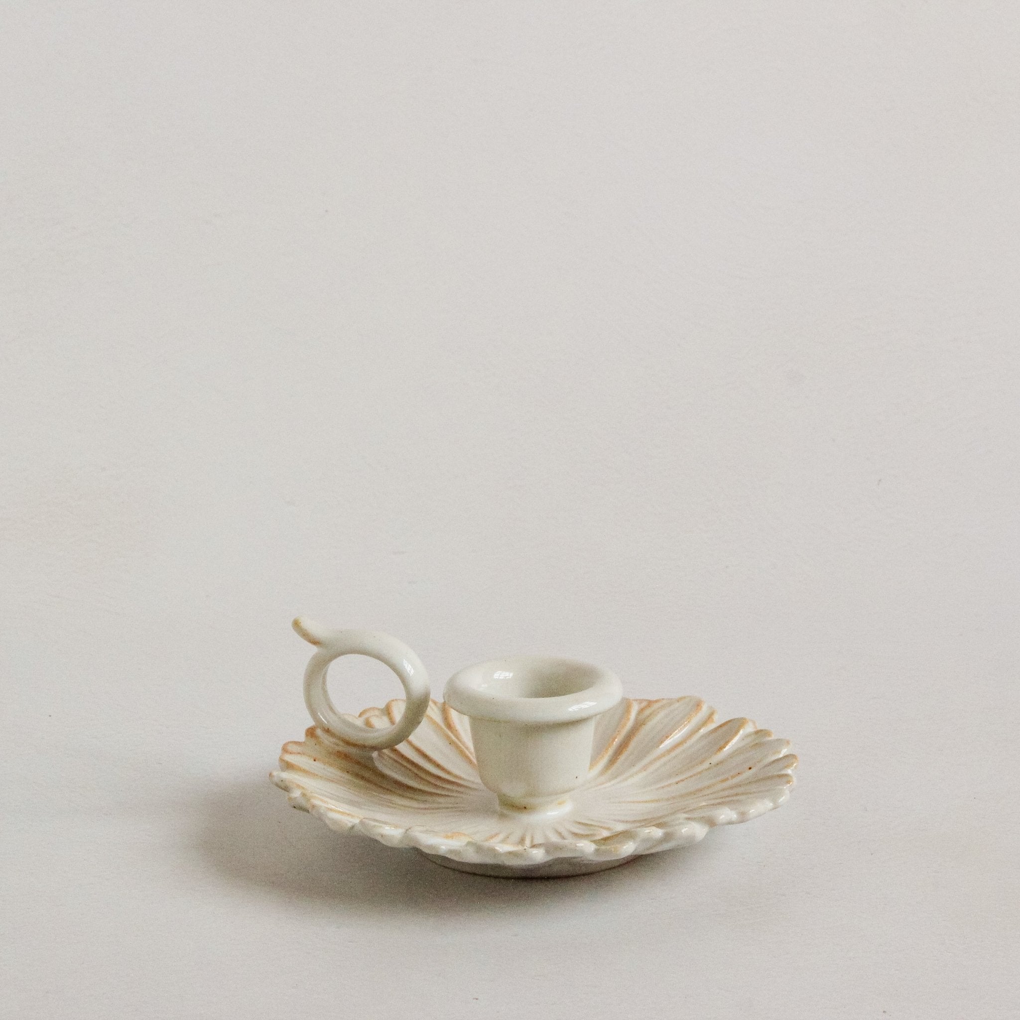 Gerbera candle stand white - Faire Living