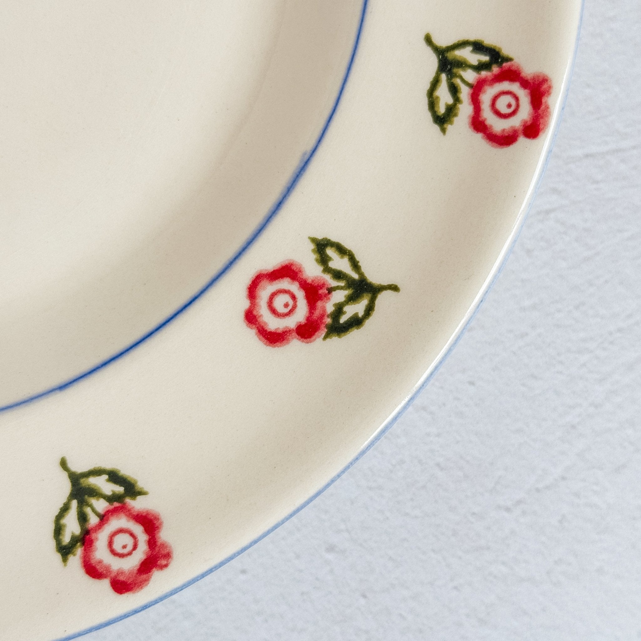 Brixton Scattered Rose Dessert Plate - Faire Living