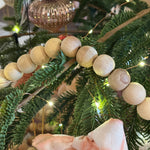 Wooden Bead Tree Garland - Faire Living