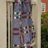 Denim Wedding Ring Cotton Patchwork Quilt